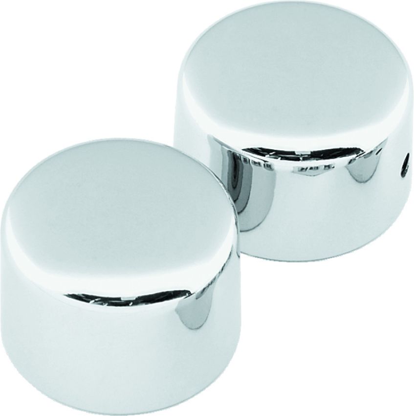 Bikers Choice 490050 72-99 FL FLT FXWG Softail 88-94 Chrome Front Axle Cap Set