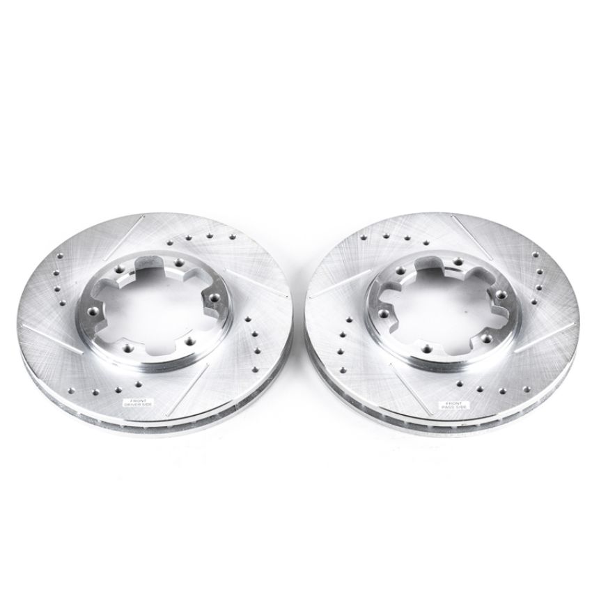 PowerStop JBR756XPR PowerStop Evolution Performance Drilled, Slotted & Plated Brake Rotor Pair