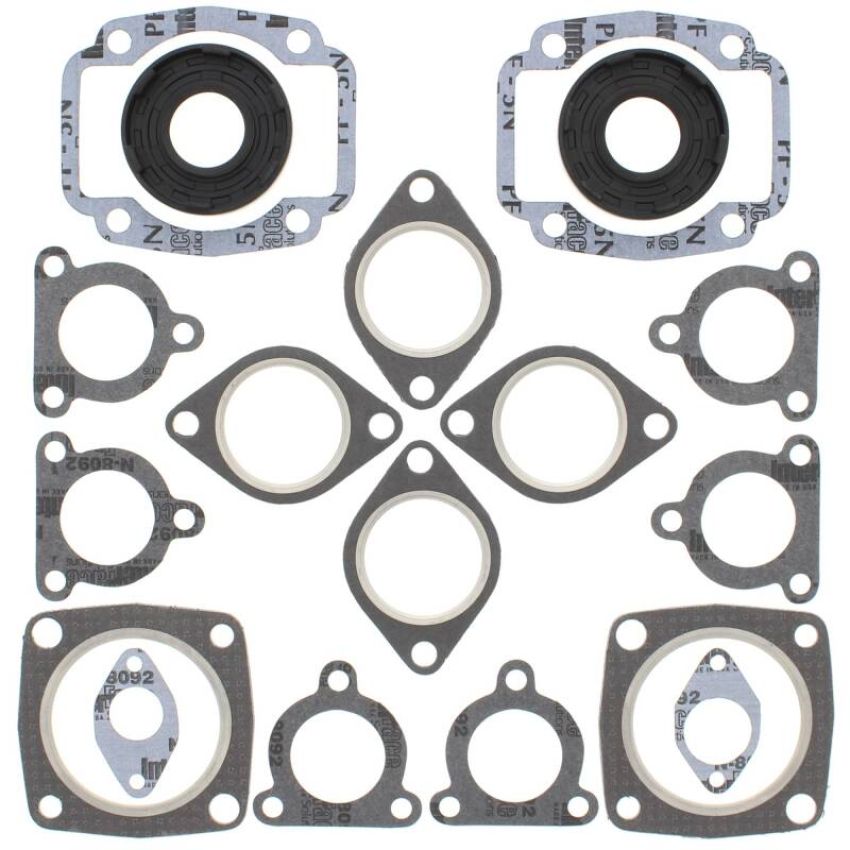 Vertex Pistons 711219 Vertex Gaskets 95-96 Arctic Cat Bear Cat 440 Complete Gasket Kit w/ Oil Seals
