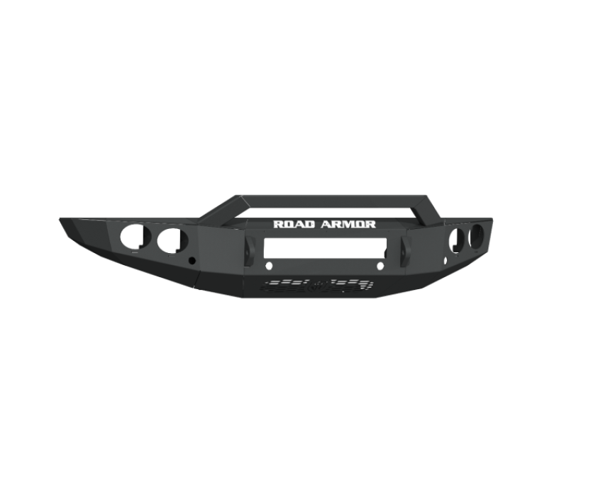 Road Armor 6191FR3B-NW 19-20 Ford Ranger Stealth Front Bumper w/Round Light Pods/Pre-Runner Guard - Tex Blk