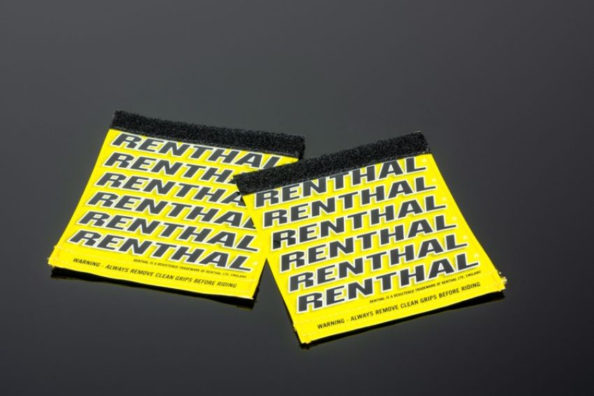 Renthal G257 Team clean Grip - Yellow/White/Black