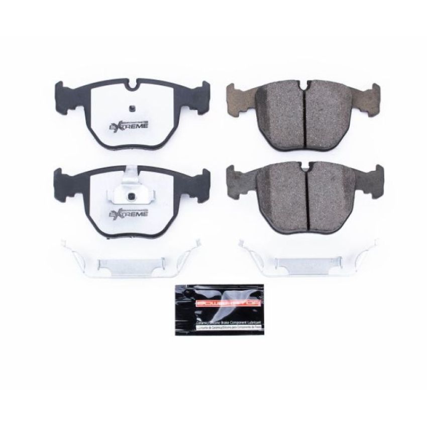 PowerStop Z26-681 PowerStop - Z26 Performance Carbon-Fiber Ceramic Brake Pads with Hardware Kit