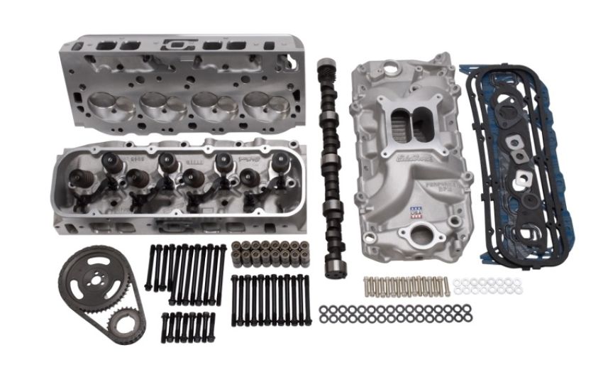 Edelbrock 2024 Power Package Top End Kit E-Street and Performer BBC