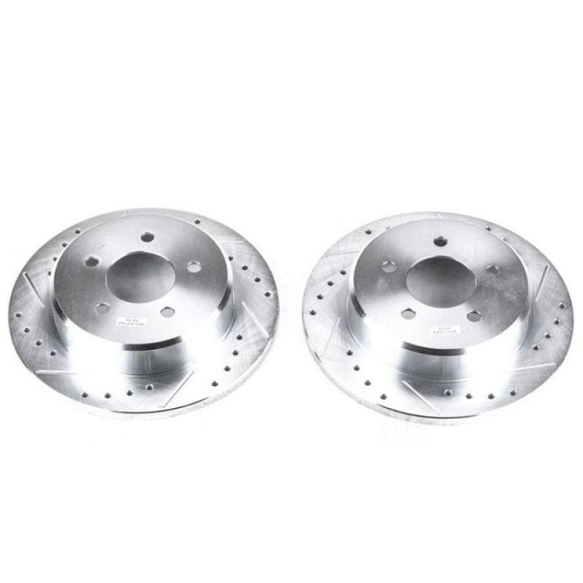 PowerStop AR8737XPR PowerStop Evolution Performance Drilled, Slotted & Plated Brake Rotor Pair
