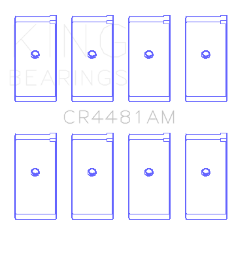 King Engine Bearings CR4481AM0.75 Mitsubishi G32/G63 (Size +0.75mm) Connecting Rod Bearing Set