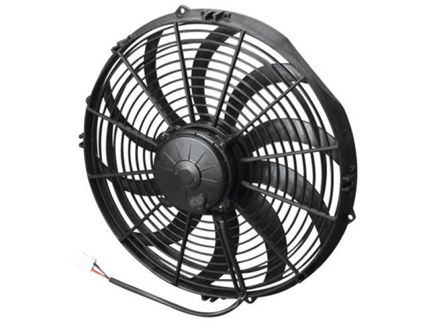 SPAL 30102042 1864 CFM 14in High Performance Fan - Pull/Curved (VA08-AP71/LL-53A)