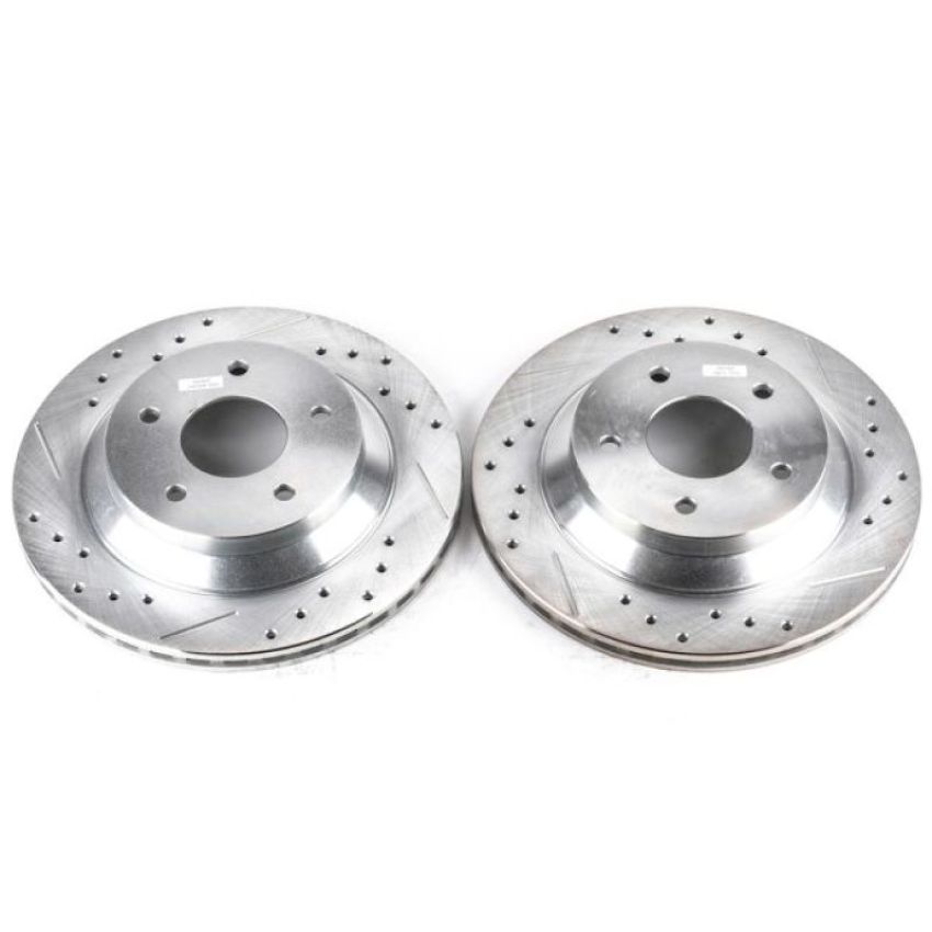 PowerStop AR8240XPR PowerStop Evolution Performance Drilled, Slotted & Plated Brake Rotor Pair
