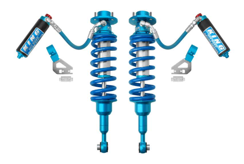 King Shocks 25001-408A 2024+ Toyota Tacoma 2.5 Dia Coilover W/ Remote Reservoir & Adjuster (Pair) - Front