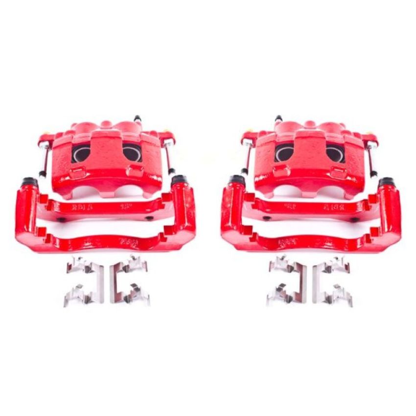 PowerStop S4988 Red Powder Coated Calipers