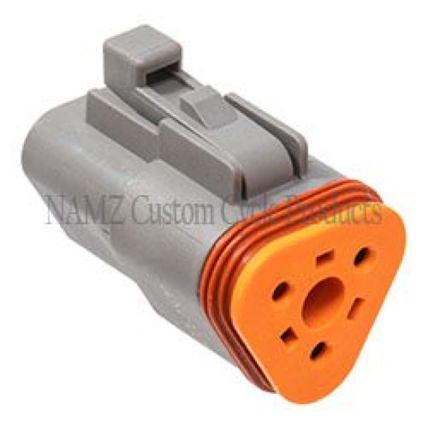 NAMZ DP-3G Deutsch DT Series 3-Wire Plug & Wedgelock - Grey (HD 72133-94GY)