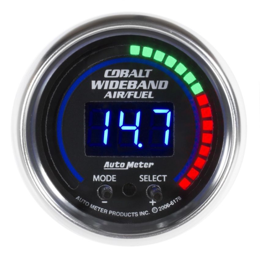 AutoMeter 6178 GAUGE, AIR/FUEL RATIO-PRO, 2 1/16