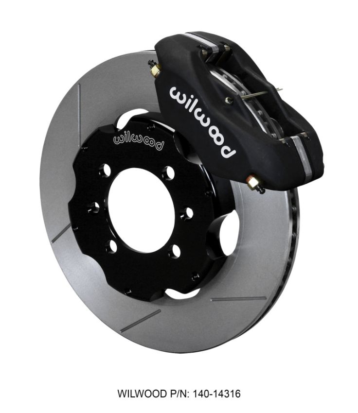Wilwood 140-14316 Forged Dynalite ST Front Hat Kit 11.00in GT Rotor Road Race 95-05 Miata