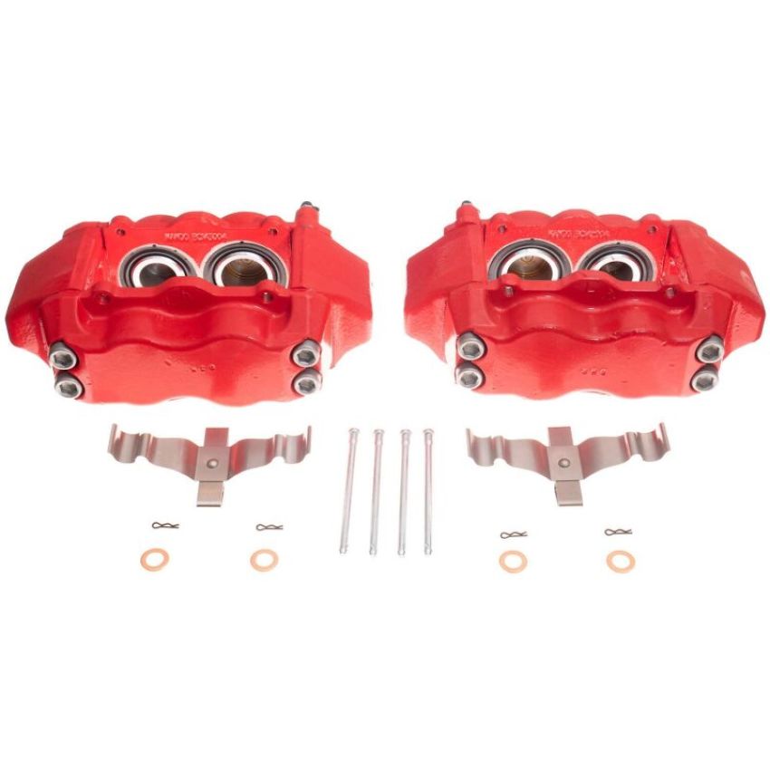 PowerStop S6142 Red Powder Coated Calipers