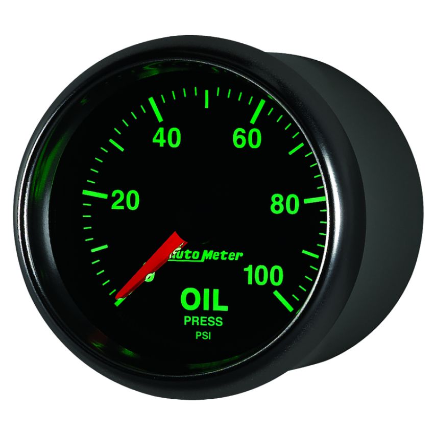 AutoMeter 3853 GAUGE, OIL PRESSURE, 2 1/16