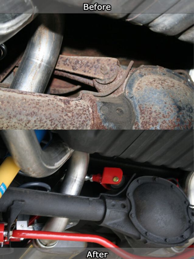 UMI Performance 402500-B 68-72 GM A-Body Adjustable Upper Control Arms- Poly Bushings