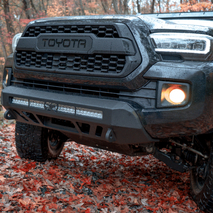 Cali Raised LED CR4135 Cali Raised 16-23 Toyota Tacoma Stealth Bumper - No Bull Bar /32In Led Bar Spot