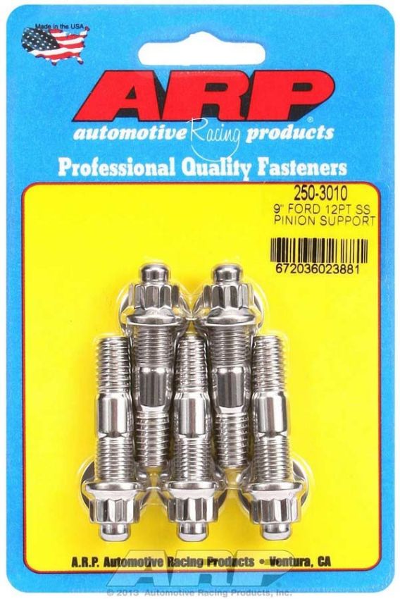 ARP ARP250-3010 Ford 9in S/S Pinion Support Stud Kit 12pt.