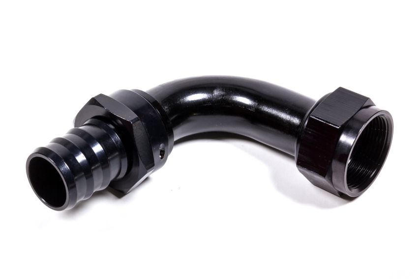 FRAGOLA FRG209020-BL Hose Fitting #20 90 Deg Push Lock Black