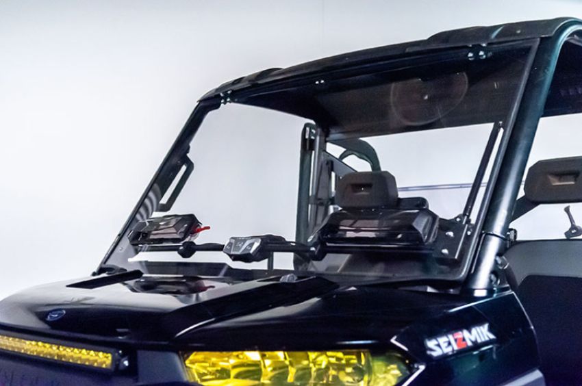 Seizmik 50-50220KIT 13+ Polaris Ranger 900/1000 XP/Crew Full-Size Profit Windshield Flip Up Vent