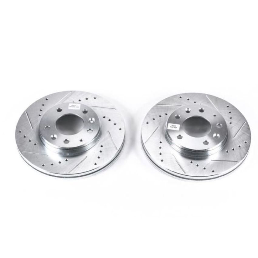 PowerStop JBR998XPR PowerStop Evolution Performance Drilled, Slotted & Plated Brake Rotor Pair