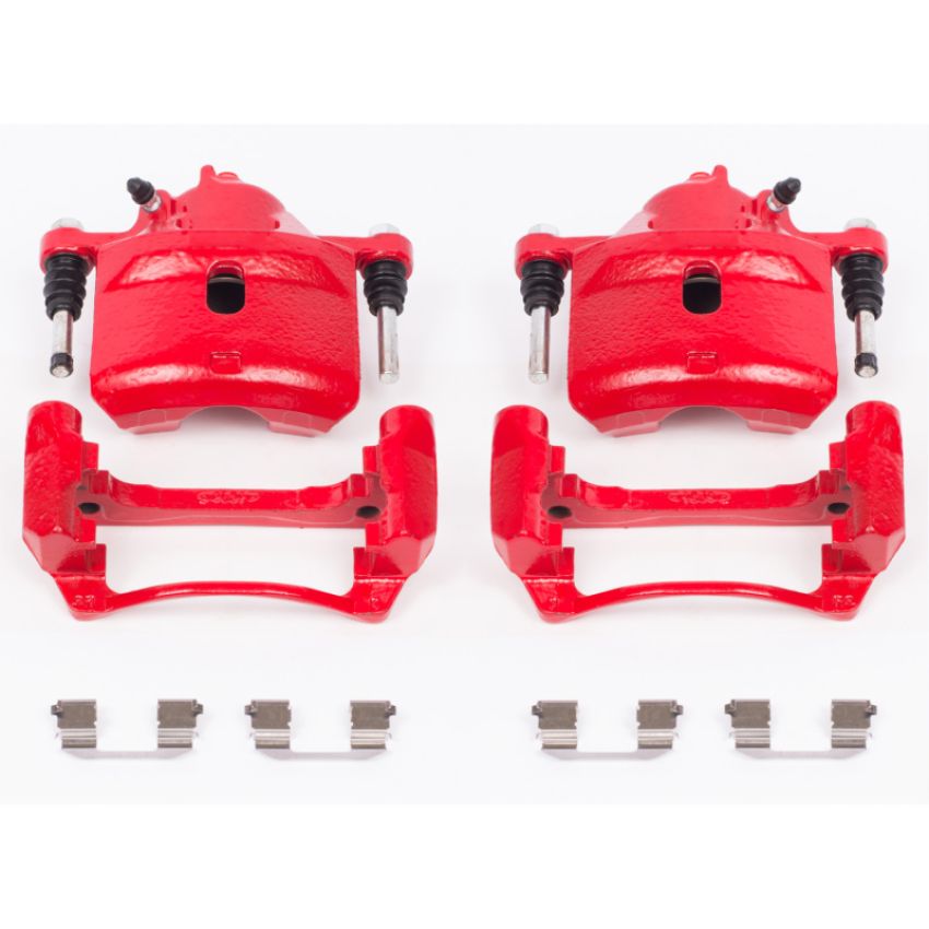 PowerStop S2090 Red Powder Coated Calipers