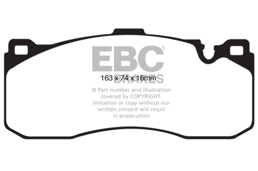 EBC Brakes DP31995C Redstuff Ceramic Low Dust Brake Pads