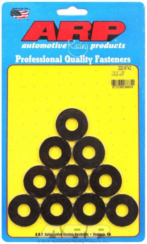 ARP ARP200-8742 Black Washer - 1/2 ID x 1.300 OD (10pk)