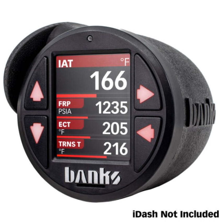 Banks Power 63372 16-23 Toyota Tacoma - iDash Stealth Single Gauge Pod Kit