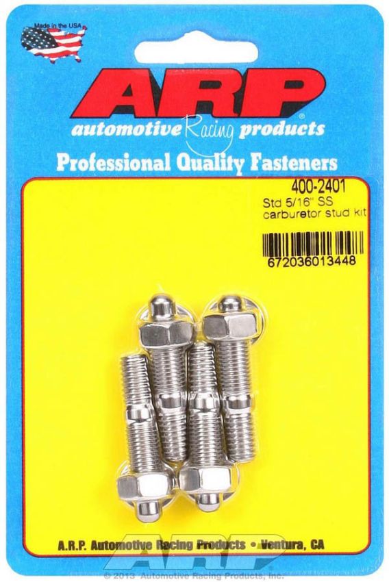ARP ARP400-2401 S/S Carburetor Stud Kit 5/16in x  1.700in OAL