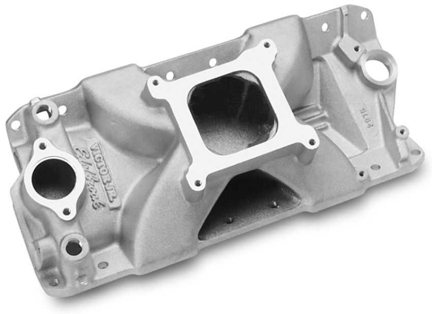 EDELBROCK EDE2900 SBC Victor Jr. Manifold - Port Matched 262-400