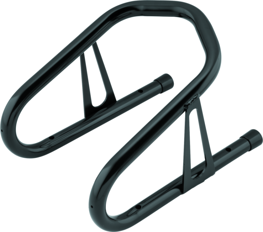 BikeMaster 152274 6-1/2in Wheel Chock - Black