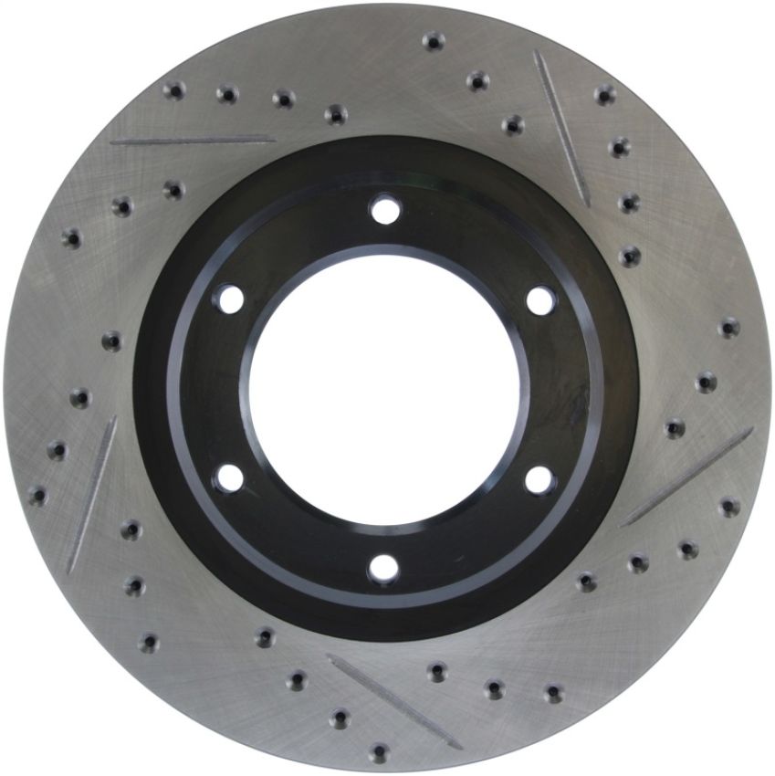 Stoptech 127.44093L Slotted & Drilled Sport Brake Rotor