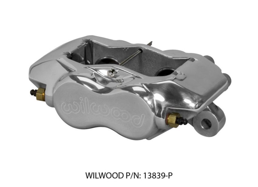 Wilwood 120-13839-P Caliper-Forged DynaliteI Polished 1.38in Pistons .81in Disc