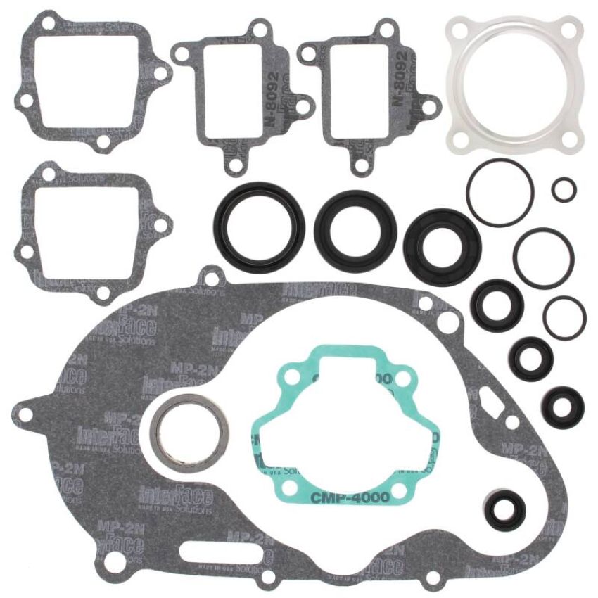 Vertex Pistons 811615 Vertex Gaskets 83-06 Yamaha PW80 Complete Gasket Kit w/ Oil Seals