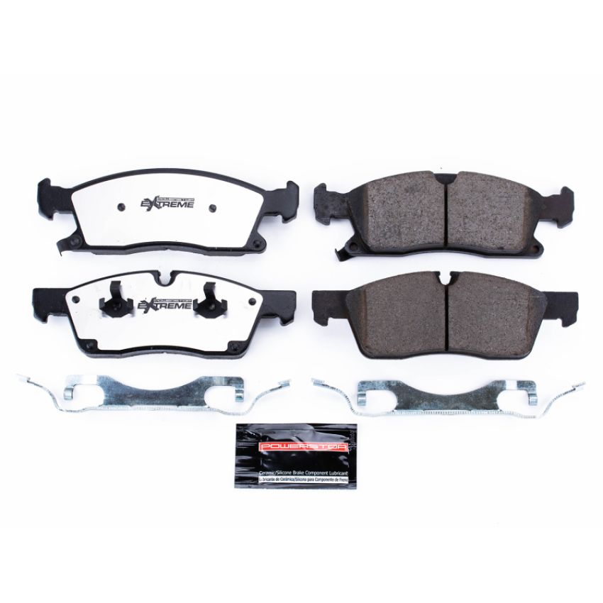 PowerStop Z36-1455 PowerStop - Z36 Truck and SUV Carbon-Fiber Ceramic Brake Pads with Hardware Kit