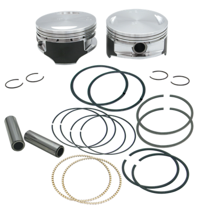 S&S Cycle 92-1211 1999+ BT 106in Forged Stroker Pistons - Plus .010in