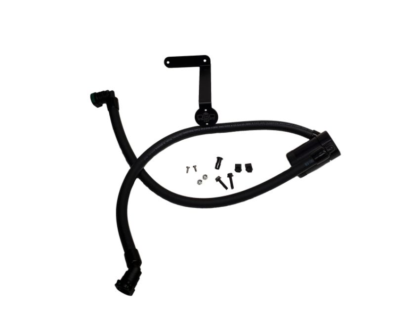 J&L 3016P-B 2011-2025 Ford F-150 2.7L/3.5L/5.0L Passenger Side Oil Separator 3.0 - Black Anodized