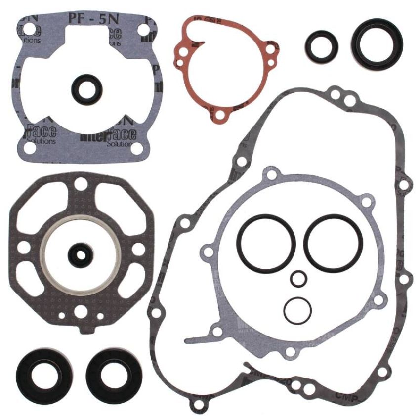 Vertex Pistons 811403 Vertex Gaskets 86-87 Kawasaki KX80 Complete Gasket Kit w/ Oil Seals