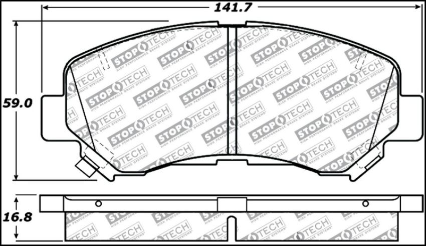 Stoptech 309.13740 Performance Brake Pads