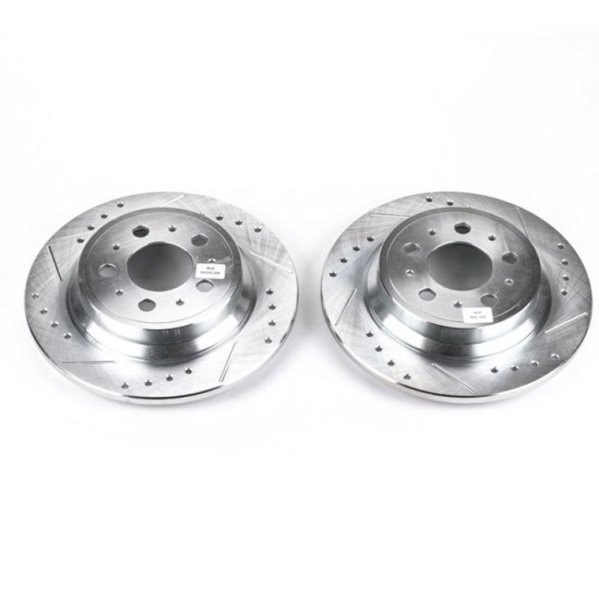 PowerStop EBR634XPR PowerStop Evolution Performance Drilled, Slotted & Plated Brake Rotor Pair