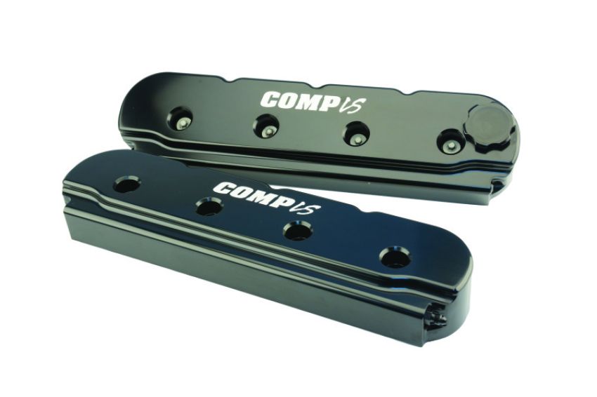 COMP CAMS COM291 GM LS Billet Valve Cover Set Black Finish