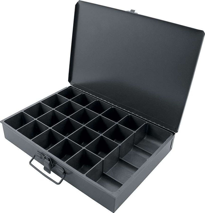 ALLSTAR PERFORMANCE ALL14365 Metal Storage Case 21 Comp 9.5x13.5x2