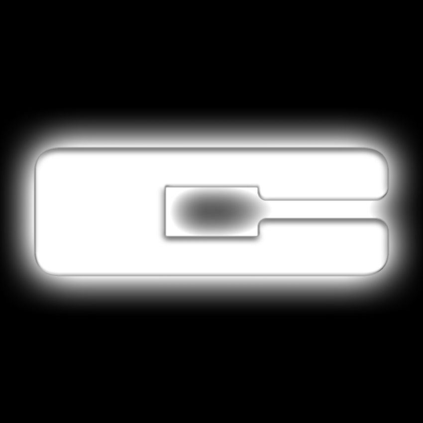 Oracle Lighting 3140-C-001 Universal Illuminated LED Letter Badges - Matte White Surface Finish - C