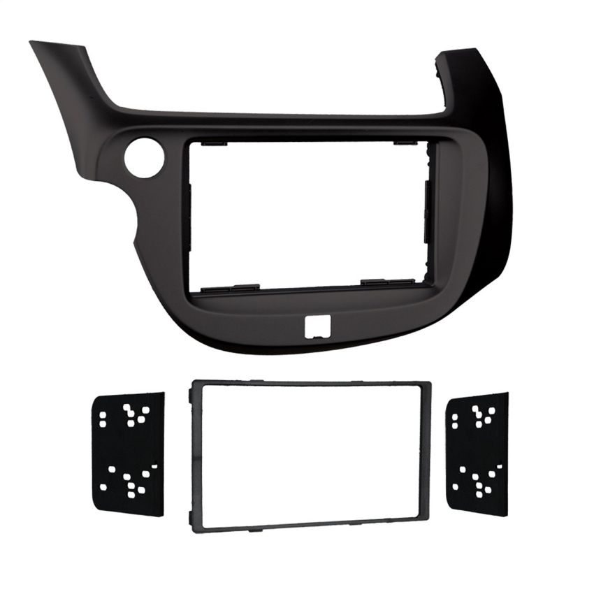 Metra 95-7877B Double-DIN Dash Kit for Honda Fit 2009-13, (Black)