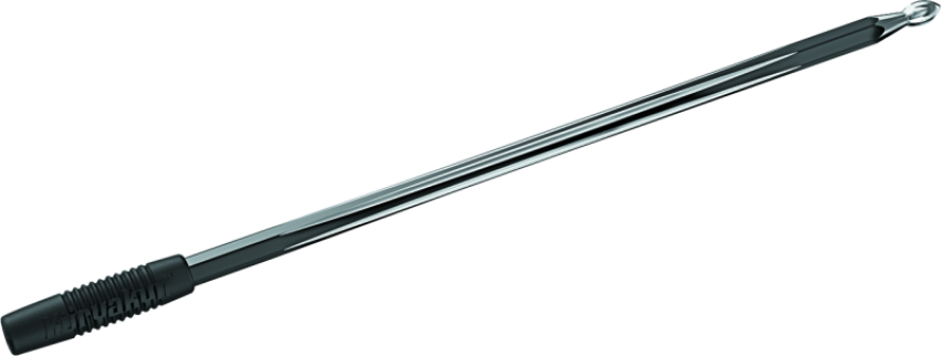 Kuryakyn 864 Billet Antenna Hex/Grooved Black & Raw