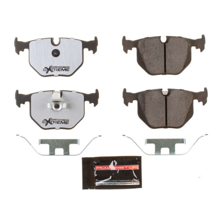 PowerStop Z26-683 PowerStop - Z26 Performance Carbon-Fiber Ceramic Brake Pads with Hardware Kit