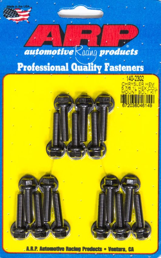 ARP ARP140-2302 Coil Bracket Bolt Kit 6pt Mopar 5.7/6.1L Hemi