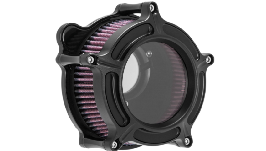 Roland Sands Design 0206-2127-SMB Clarion Air Cleaner - Black Ops