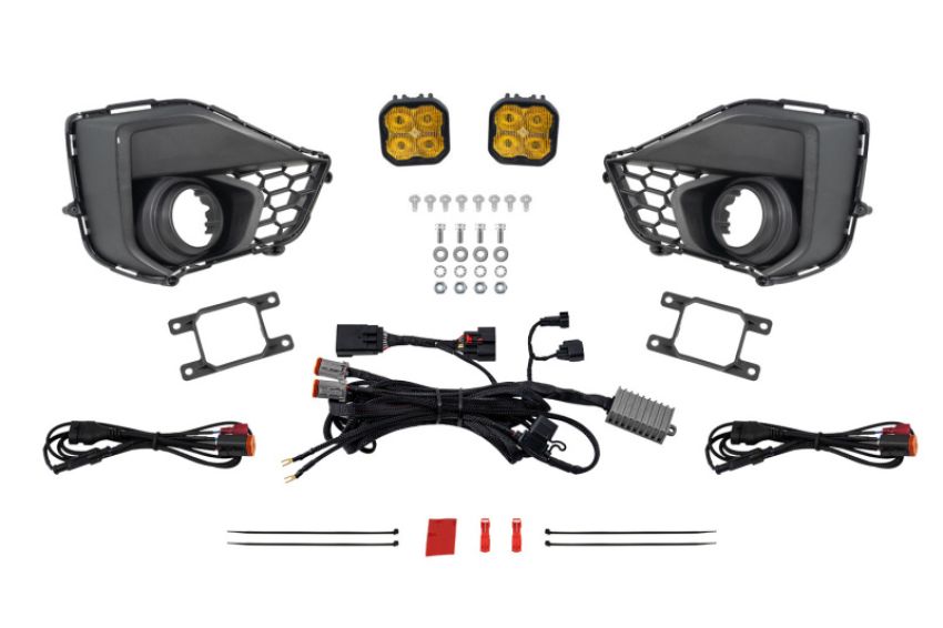 Diode Dynamics DD7973 2029 Ford Mustang GT SS3 Add-On Fog Lamp Kit Yellow Pro