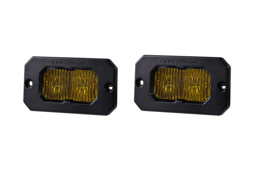 Diode Dynamics DD6433P Stage Series 2 In LED Pod Pro - Yellow Fog Flush ABL (Pair)